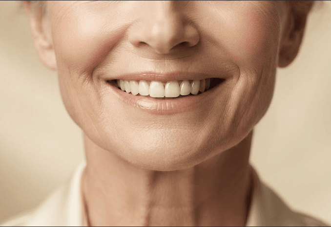 Sorriso natural com implantes dentários — Clínica Zampa